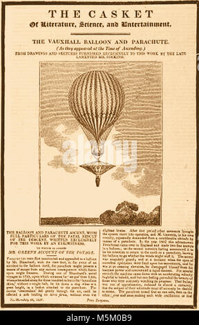 'Fire' balloon Montgolfier Banque D'Images