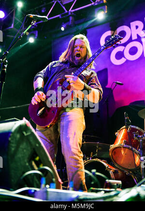 Las Vegas, Nevada, le 23 février 2018 - Pepper Keenan de corrosion de conformité à la House of Blues à Las Vegas, NV - Crédit photo : Ken Howard Crédit Images : Ken Howard/Alamy Live News Banque D'Images