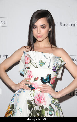 Los Angeles, Californie, USA. Feb 24, 2018. Carson Sofia lors du 12e congrès annuel de Los Angeles Ballet Gala à l'hôtel Beverly Wilshire à Beverly Hills, Californie le 24 février 2018. Credit : Faye Sadou/media/Alamy Punch Live News Banque D'Images