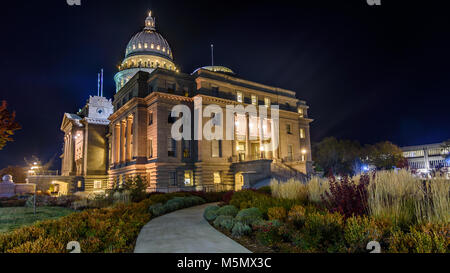 Maison la nuit d'état de l'Idaho Banque D'Images
