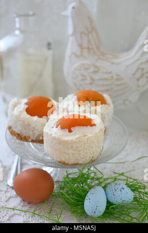 Gâteau de riz au lait de Pâques. Banque D'Images