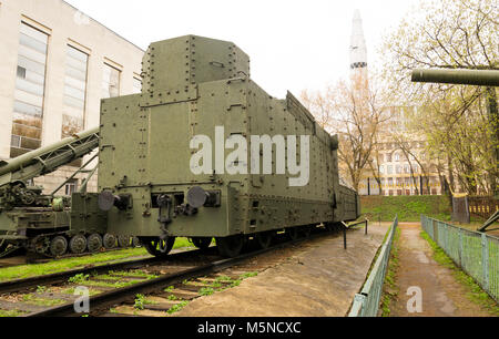 Locomotive russe blindés O ov 5067 Retour Banque D'Images