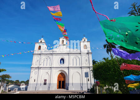 Notre Dame de l'Assomption Église à Ahuachapan. Ahuachapan, Ahuachapan , El Salvador. Banque D'Images
