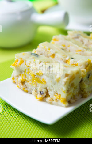 Gâteau de riz à la citrouille de style chinois Banque D'Images