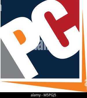 Lettre moderne PC Illustration de Vecteur