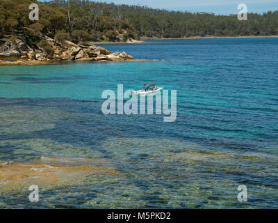 Maria Island National Park côte est de la Tasmanie, en Australie. Banque D'Images