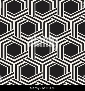 Seamless Vector abstract pattern. Texture minimaliste moderne et élégant. Répéter avec l'arrière-plan géométrique d'hexagones Illustration de Vecteur