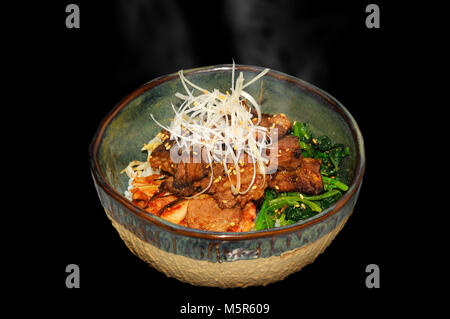 Gyudon japonais wagyu beef,riz japonais Banque D'Images