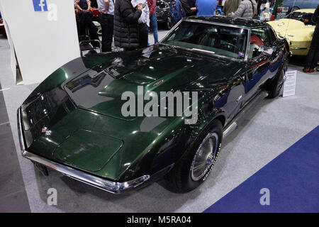 1969 Corvette Stingray 427, 7001cc, montrant au centre Excel de Londres l'Classic Car Show 2018. Londres, Angleterre, Grande-Bretagne, Royaume-Uni Banque D'Images