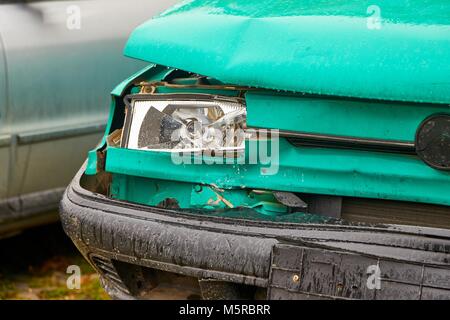 Carcasse de voiture Détail Banque D'Images