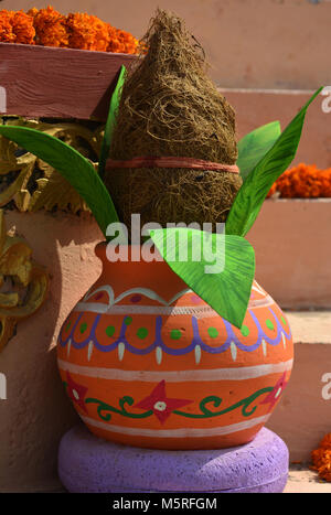 Décoration à Surajkund Mela Banque D'Images