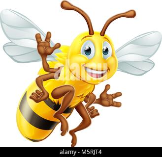 Personnage de l'Abeille Illustration de Vecteur