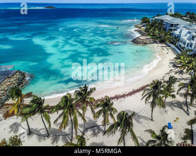 Hodges Bay Beach, Antigua Banque D'Images