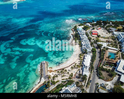 Hodges Bay Beach, Antigua Banque D'Images