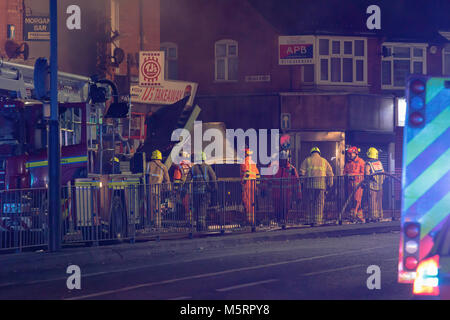 Leicester, Royaume-Uni. Feb 25, 2018. La Boutique d'Explosion au Hinckley Road à Leicester Dimanche 25 février 2018. Crédit David Morton/Alamy Live News Banque D'Images