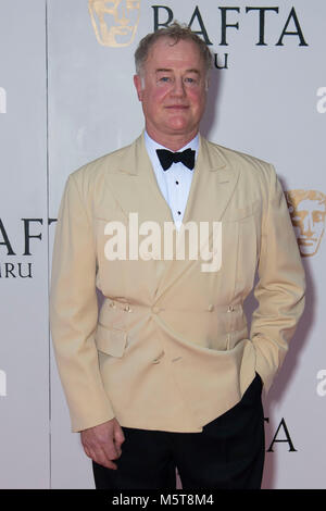 L'acteur Owen Teale pose pour une photo à la 26e Académie britannique Cymru Awards tenue à St David's Hall le 8 octobre 2017 à Cardiff, Pays de Galles. Banque D'Images