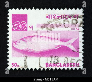 Timbre-poste au Bangladesh Banque D'Images