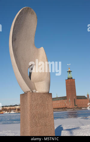 Solbåten, Le Soleil Voile, Riddarholmen (Stockholm, Suède) Banque D'Images