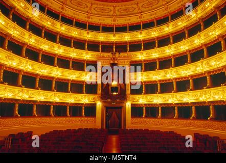 Parme (Italie), du théâtre Royal Banque D'Images