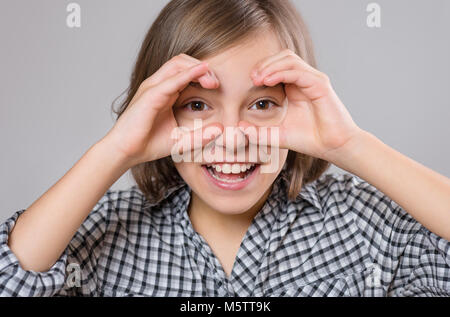 Portrait de petite fille Banque D'Images