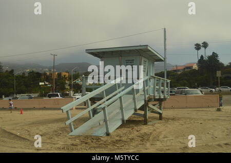De secours sur la plage de Malibu. Architecture Nature Paysage. Le 4 juillet 2017. Malibu California USA aux Etats-Unis. Banque D'Images