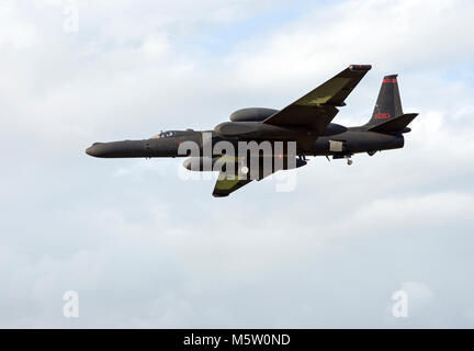 Lockheed U-2 Dragon Lady 80-1083 de la 9e Escadre de reconnaissance, United States Air Force basée à Beale AFB, vu à RAF Fairford Banque D'Images