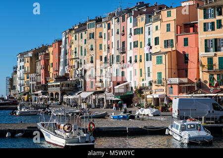 Le village coloré de Porto Venere en Ligurie, Italie Banque D'Images