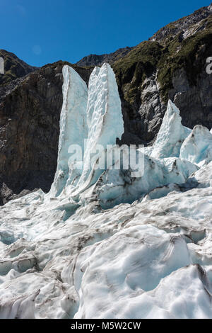 Franz Joseph Glacier, île du Sud, Nouvelle-Zélande Banque D'Images