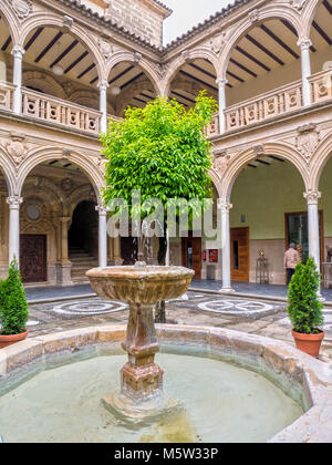 Patio del Palacio de Jabalquinto. Baeza. Jaén. L'Andalousie. España Banque D'Images