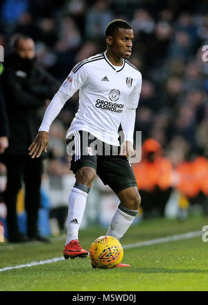 Floyd Ayite de Fulham pendant le match de championnat à Craven Cottage, à Londres. Banque D'Images