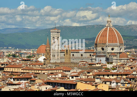 La cathédrale Santa Maria del Fiore de Florence, également connu sous le nom de Duomo Banque D'Images