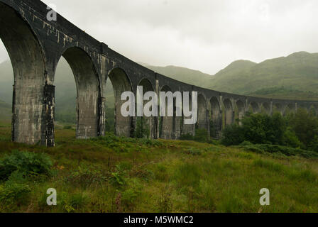 Viaduc de Glenfinnan en Ecosse West Highlands Banque D'Images