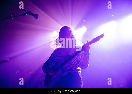 Barcelone - OCT 20 : Ray (band) produisent en concert au Festival Primavera Club 2017 le 20 octobre 2017 à Barcelone, Espagne. Banque D'Images