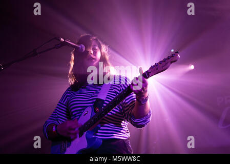 Barcelone - OCT 20 : Ray (band) produisent en concert au Festival Primavera Club 2017 le 20 octobre 2017 à Barcelone, Espagne. Banque D'Images