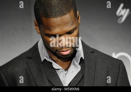 Curtis '50 Cent' Jackson lance son nouveau Cologne 'Power By 50 Cent' chez Macy's à Los Angeles le 11 novembre 2009. Banque D'Images