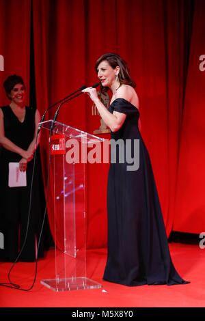 Malena Alterio assiste à la remise des Prix 2017 Prix Fotogramas cinéma Magazine, Prix Fotogramas de Plata 2017, le 26 février 2017 à Madrid, Espagne. Photo : Oscar J. Barroso / AFP7 Cordon Cordon Crédit : Presse Presse/Alamy Live News Banque D'Images