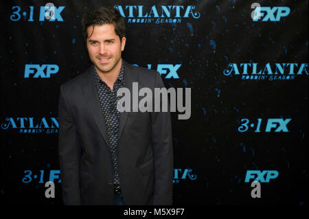 Atlanta, USA. Feb 26, 2018. Philipp Maximilian assiste à 'Atlanta Robbin' saison' Atlanta Premiere at Starlight Six dur dans le 26 février 2018 à Atlanta, Géorgie. Crédit : l'accès Photo/Alamy Live News Banque D'Images