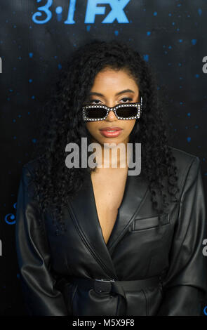 Atlanta, USA. Feb 26, 2018. Ayanis participe à 'Atlanta Robbin' saison' Atlanta Premiere at Starlight Six dur dans le 26 février 2018 à Atlanta, Géorgie. Crédit : l'accès Photo/Alamy Live News Banque D'Images