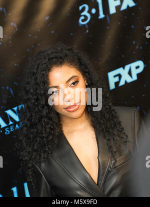 Atlanta, USA. Feb 26, 2018. Ayanis participe à 'Atlanta Robbin' saison' Atlanta Premiere at Starlight Six dur dans le 26 février 2018 à Atlanta, Géorgie. Crédit : l'accès Photo/Alamy Live News Banque D'Images