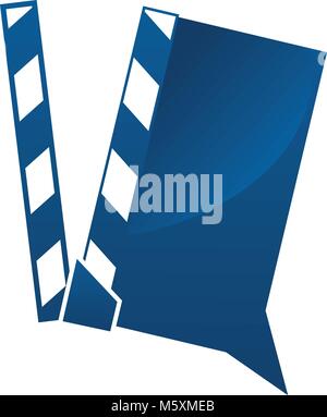 Le partage vidéo Logo Design Template Vector Illustration de Vecteur