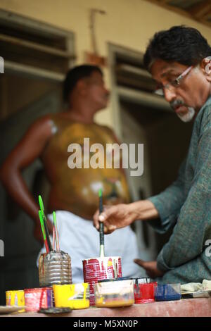 Sarppakkaavu au Kerala Banque D'Images