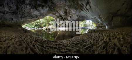 Moria Gate Arch - Grande Cave en Nouvelle Zélande, Oparara Arches Banque D'Images