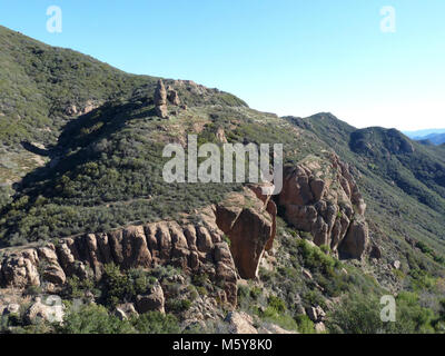 Balanced Rock. L'épine dorsale sentier permet certaines vues de Balanced Rock de partout Carlisle Canyon. Banque D'Images