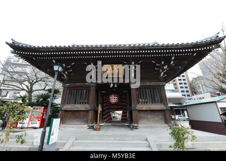 La colorée Kushida Shrine à Hakata, Fukuoka, Japon. Banque D'Images