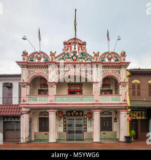 L'architecture de la CINA Peranakan, Malacca, Malaisie Banque D'Images