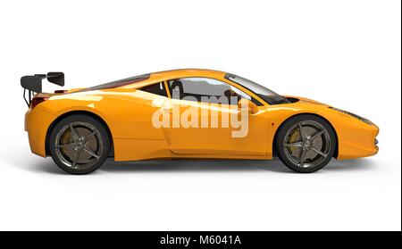 3d voiture concept illustratration isolated on white Banque D'Images