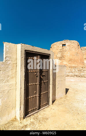 Maisons traditionnelles à Fort Arad sur l'île de Muharraq, Bahrain Banque D'Images