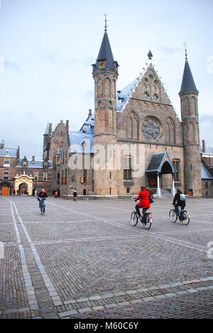 Dans la Ridderzaal Binnenhof, La Haye, Pays-Bas Banque D'Images