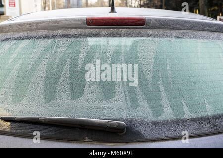 Poznan, Pologne, Grande Pologne. Feb 27, 2018. Un autre jour froid en Pologne. Credit : Dawid Tatarkiewicz/ZUMA/Alamy Fil Live News Banque D'Images