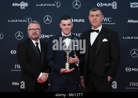 Monte Carlo, Monaco. Feb 27, 2018. GES/ Allgemein/ Laureus World Sports Awards 2018 : Preisverleihung, 27.02.2018 Allgemein : Laureus World Sport Awards 2018 : Cérémonie de remise des prix, Monaco, Février 27, 2018 dans le monde d'utilisation |Crédit : afp/Alamy Live News Banque D'Images